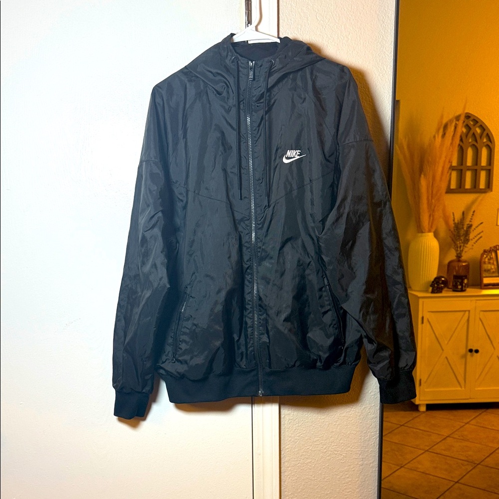 Nike Black Windbreaker Jacket